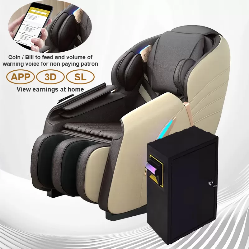 High-Quality Kneading Commercial Coin Operator Vending Massage Chair thumbnail 4